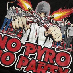 NO PYRO NO PARTY - BLACK