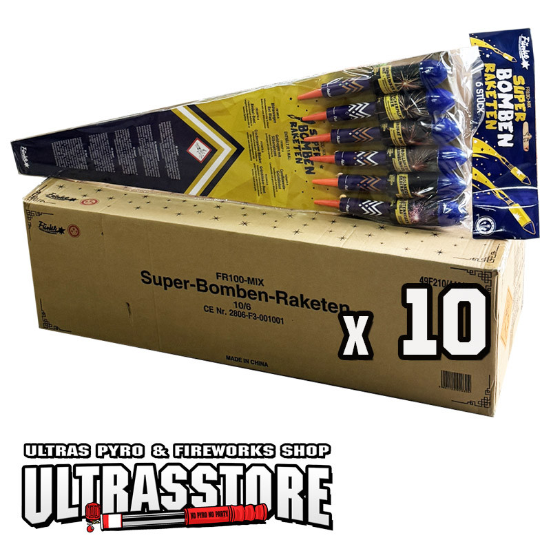 SUPER BOMBEN RAKETEN FR100-MIX ( 10 PCS )
